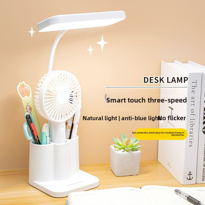 LED Desk Lamp Adjustable Touch Control Dimmable Eye Caring Study Light for Home Office