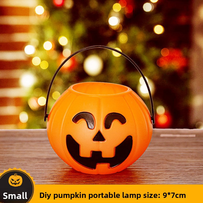 Halloween Retro Small Oil Lamp Pumpkin Lantern Ghost Night