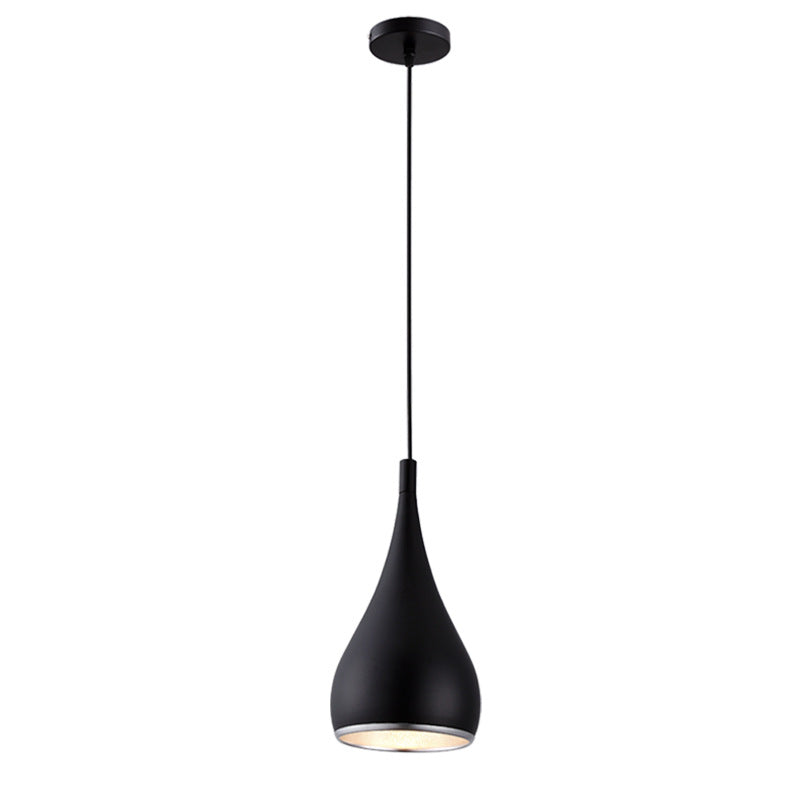 Iron Pendant Lamp Modern Nordic Bedroom Lighting Metal