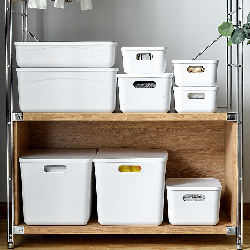 Japanese Style Plastic Storage Box Stackable Organizer for Home