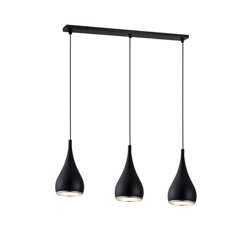 Iron Pendant Lamp Modern Nordic Bedroom Lighting Metal