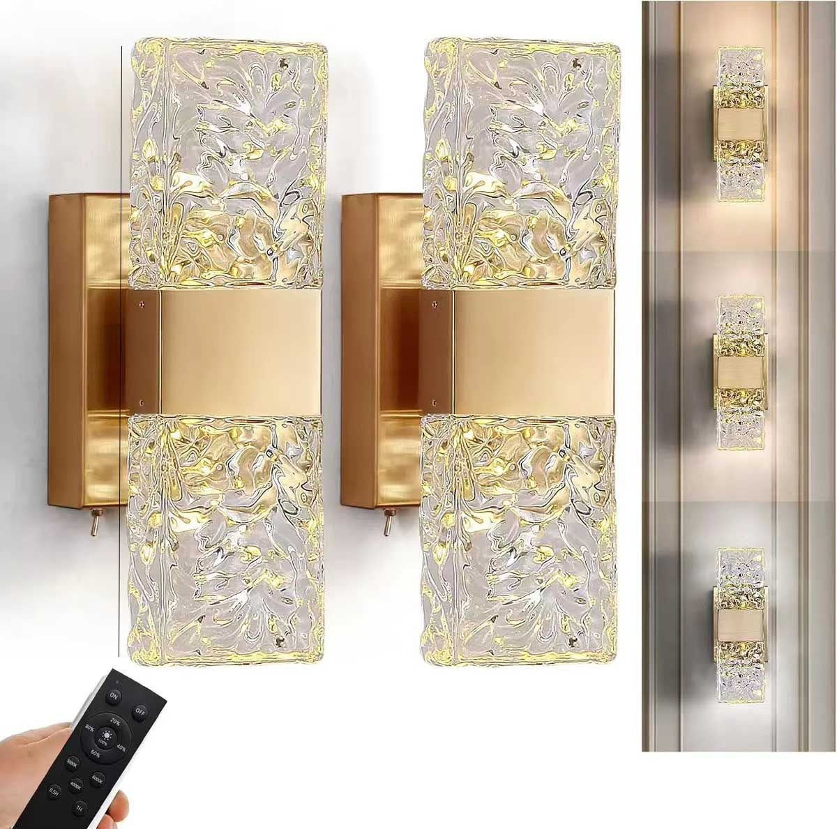 Magnetic Rechargeable Crystal Wall Lamp USB Light