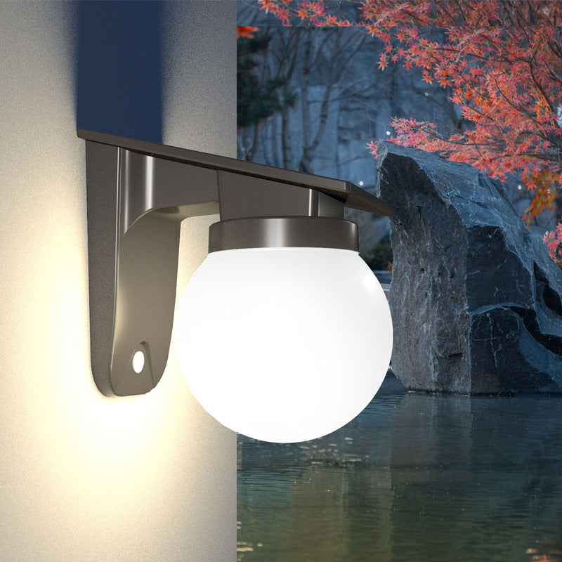 Solar Powered Outdoor Wall Light Lamp