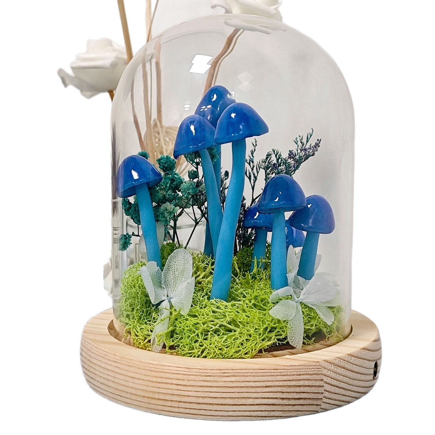 DIY Luminous Mushroom Lamp USB Battery Power Rechargeable