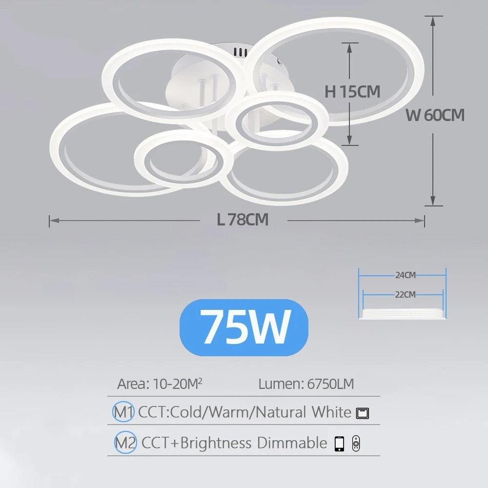 Nordic Minimalist LED Ceiling Light Home Lighting Lamp