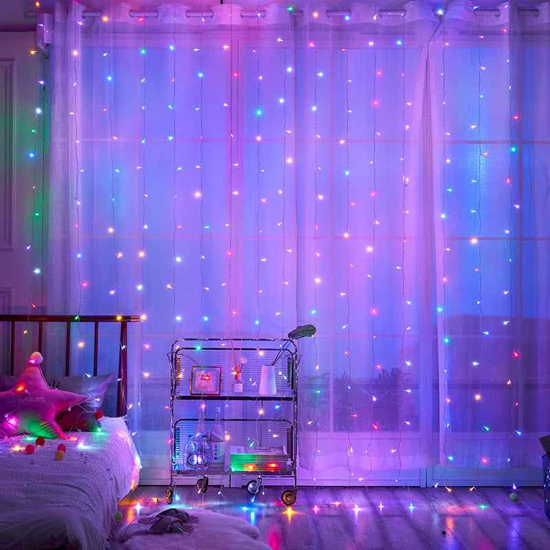 Decorative LED Curtain Light String Lighting Lamp