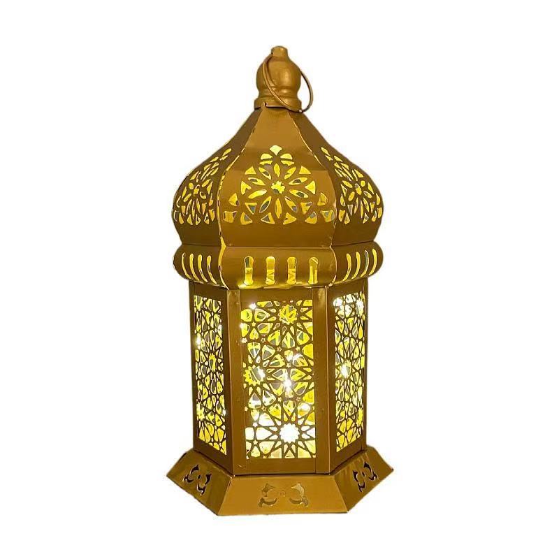 Iron Cut Out Candle Holder Vintage Decorative Lamp Metal