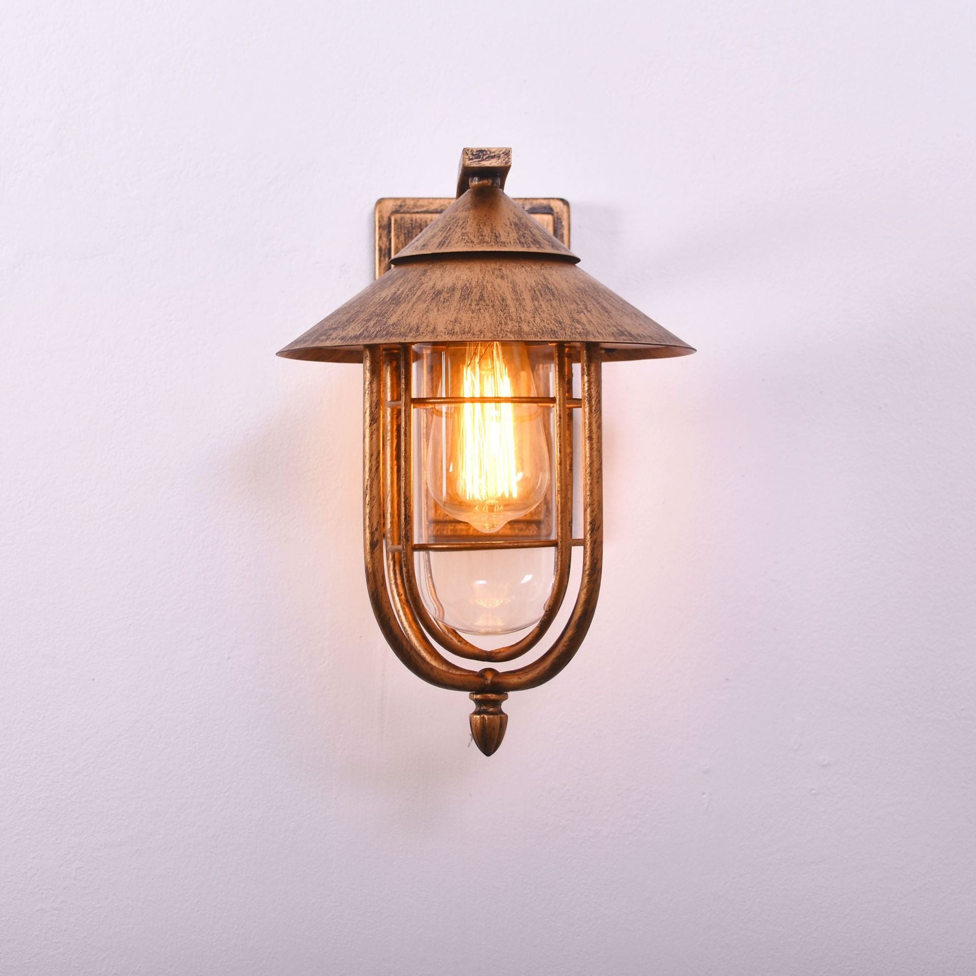 Nordic Outdoor Human Sensor Wall Light Waterproof Retro LED