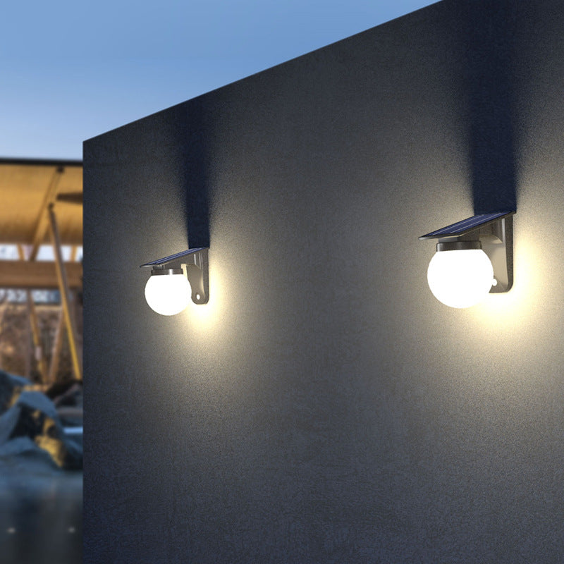 Solar Powered Outdoor Wall Light Lamp