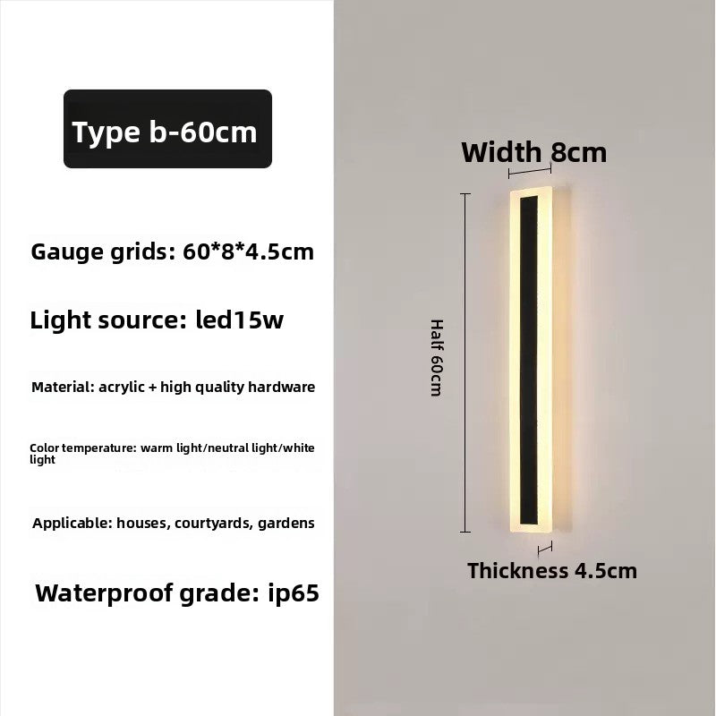 Waterproof Outdoor LED Wall Light Exterior Illumination