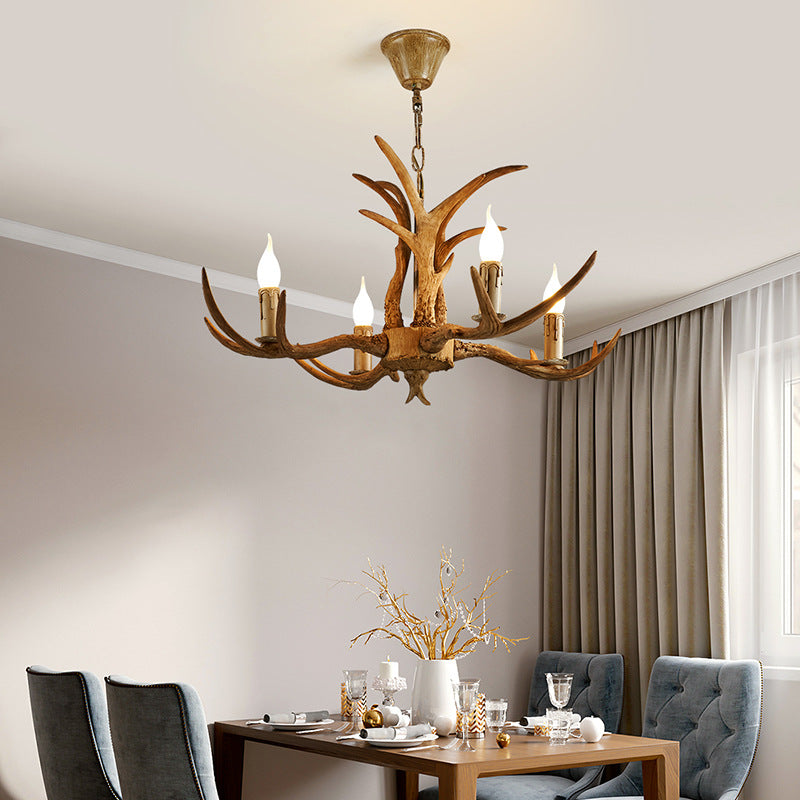 Antler Resin Chandelier LED Pendant Light Lighting Lamp