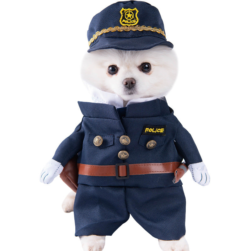 Funny Pet Halloween Costume for Dogs and Cats Adjustable Outfit for Small and Medium Pets