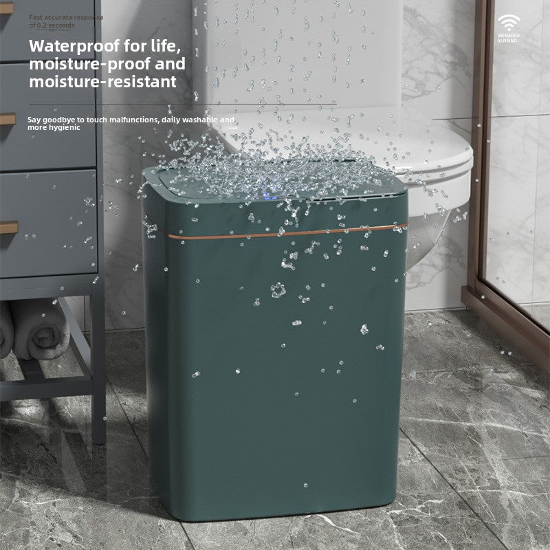 Automatic Sensor Trash Can Touch Free Kitchen Waste Bin