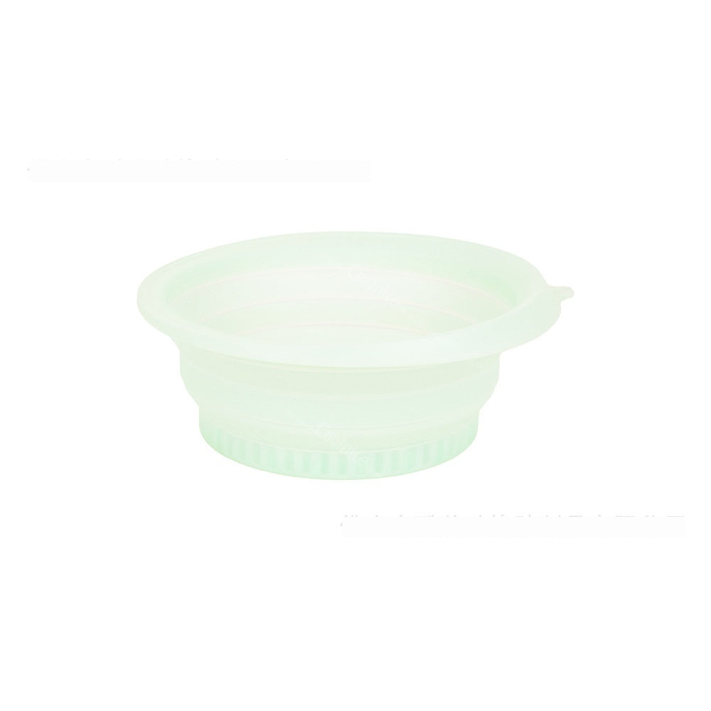 Collapsible Silicone Ice Basin Foldable Wash Bowl for Kitchen