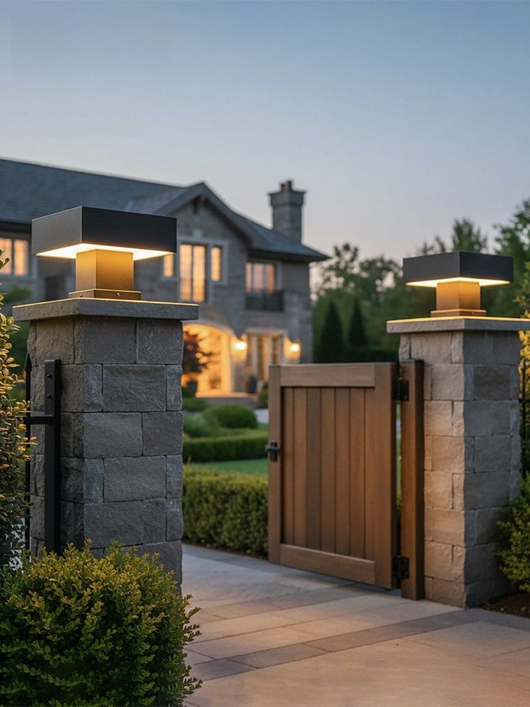 Solar Powered Outdoor Post Light Lamp