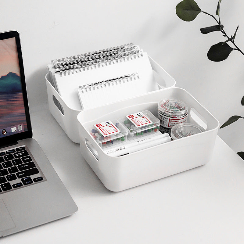 Japanese Style Plastic Storage Box Stackable Organizer for Home