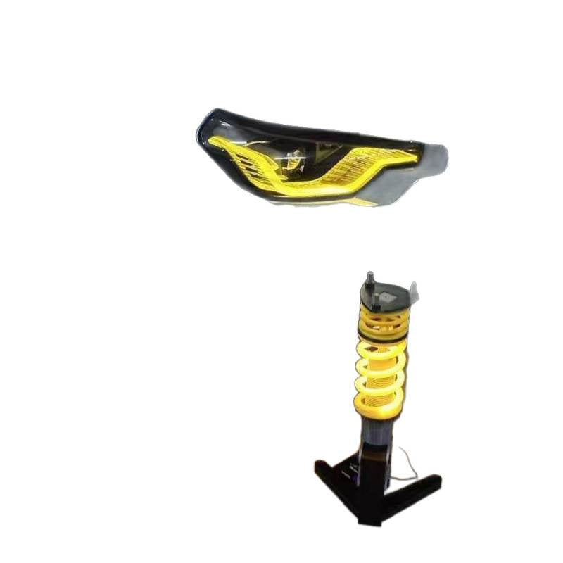 Industrial Table Lamp Car Shock Absorber Design Bedside Desk Light for Office and Man Cave