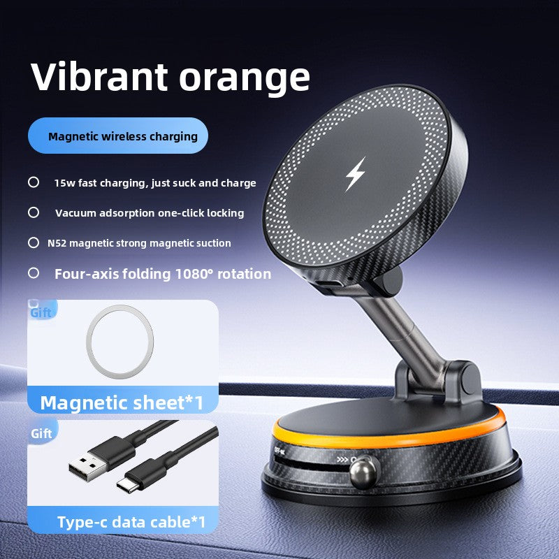 Rotating Magnetic Car Phone Holder Wireless Charging Vent Mount