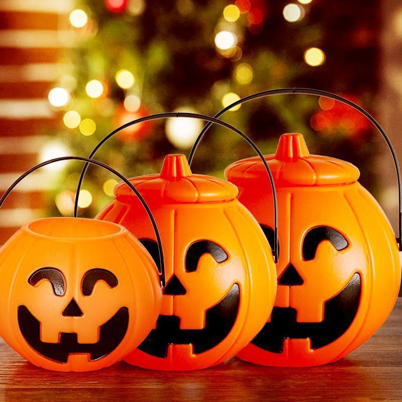Halloween Retro Small Oil Lamp Pumpkin Lantern Ghost Night