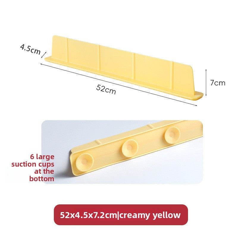Silicone Sink Splash Guard Suction Cup Water Barrier for Bathroom