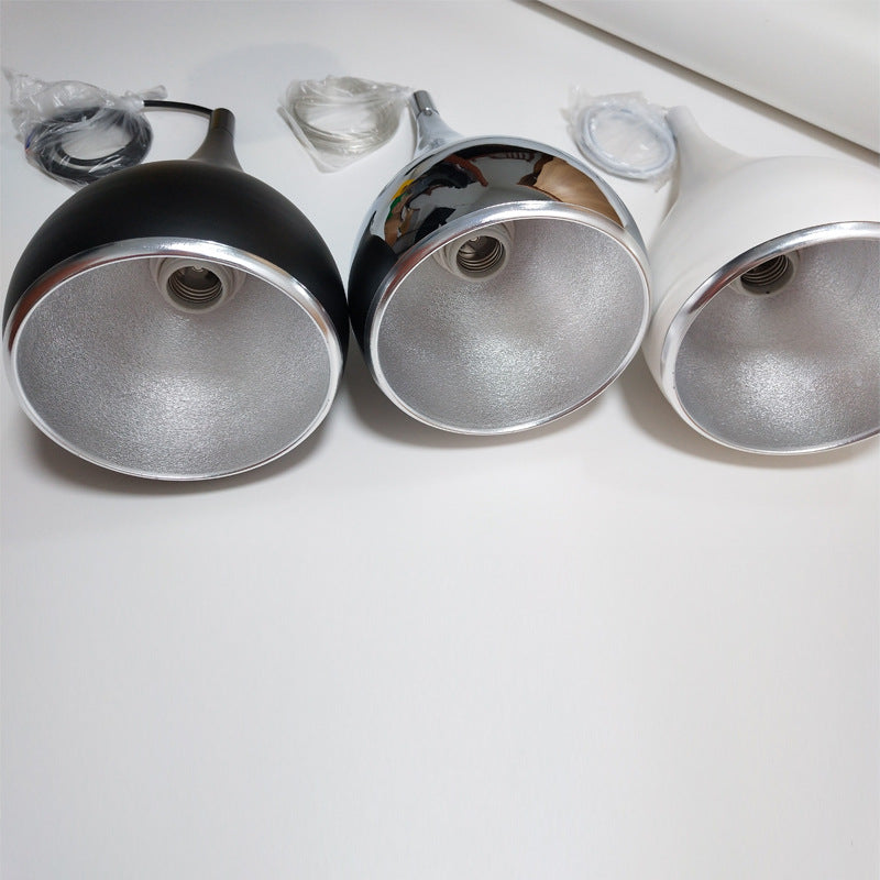 Iron Pendant Lamp Modern Nordic Bedroom Lighting Metal