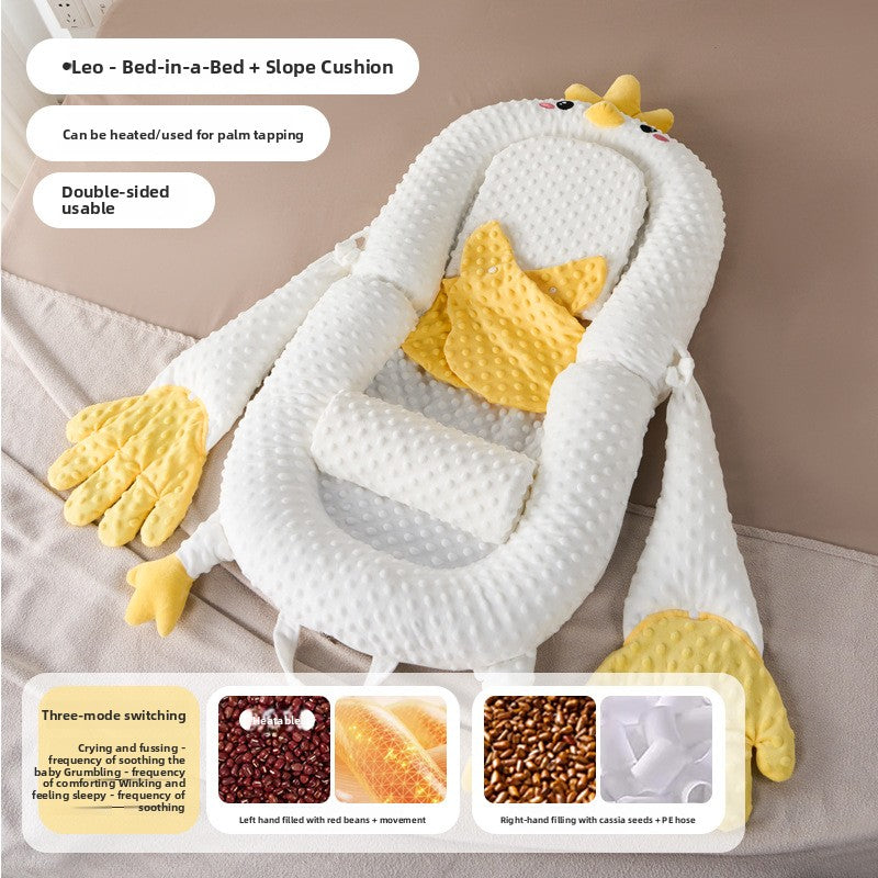 Newborn Anti Roll Sleep Positioner Soothing Baby Bed Support Nest