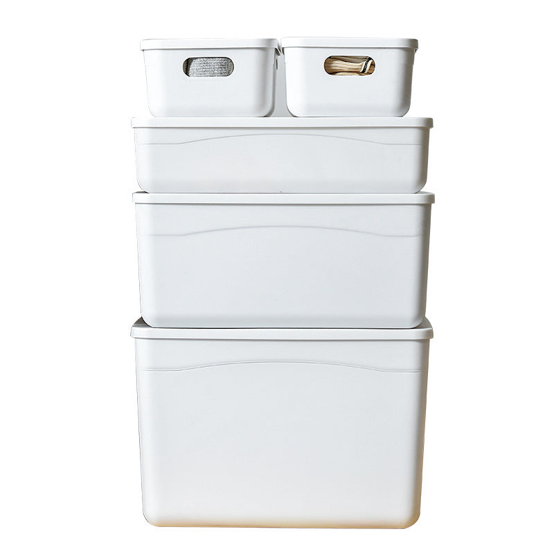 Japanese Style Plastic Storage Box Stackable Organizer for Home