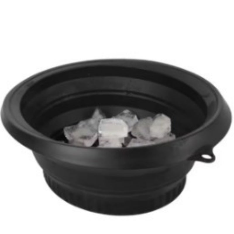 Collapsible Silicone Ice Basin Foldable Wash Bowl for Kitchen