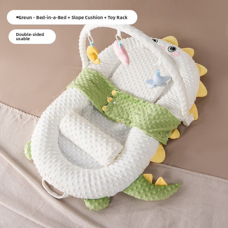 Newborn Anti Roll Sleep Positioner Soothing Baby Bed Support Nest