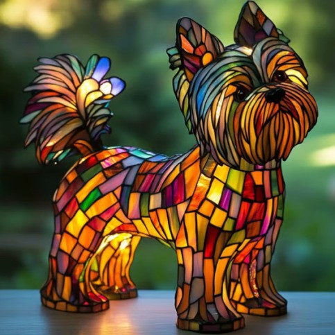 LED Night Light Animal Statue Ambient Bedside Lamp Home Decor