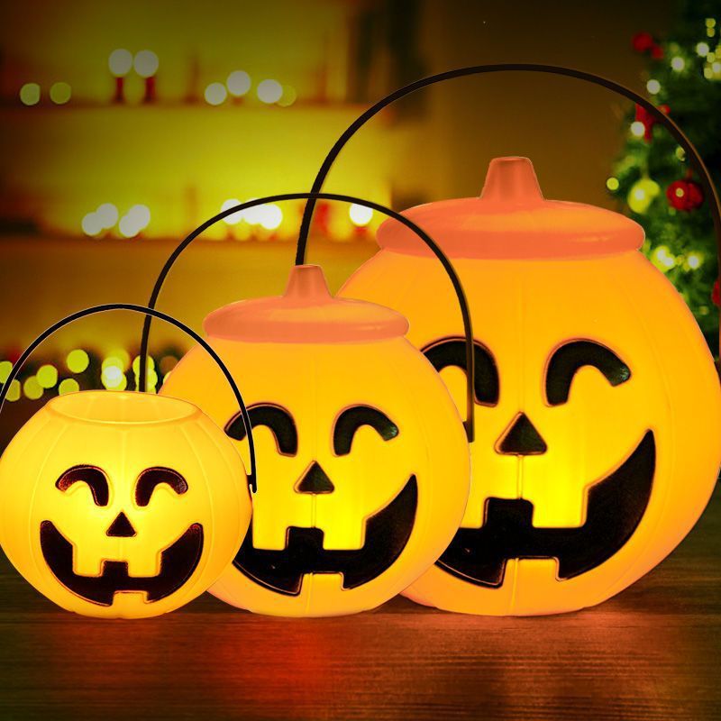 Halloween Retro Small Oil Lamp Pumpkin Lantern Ghost Night