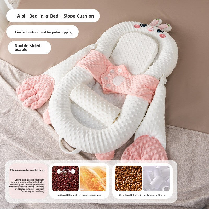 Newborn Anti Roll Sleep Positioner Soothing Baby Bed Support Nest