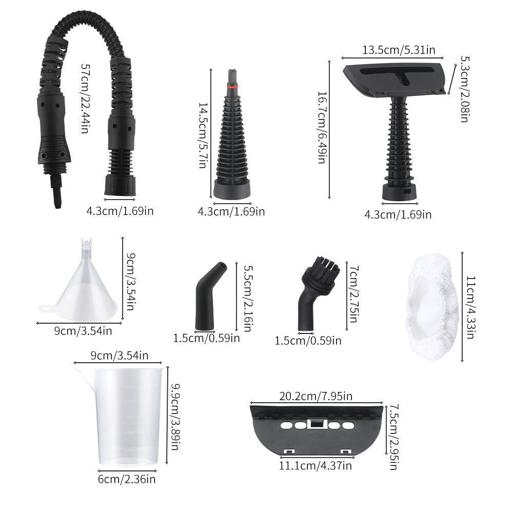 High Pressure Steam Cleaner Handheld Multi Surface Home Cleaning Tool