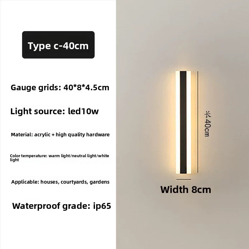Waterproof Outdoor LED Wall Light Exterior Illumination