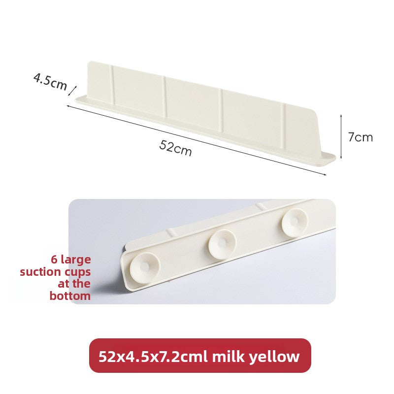 Silicone Sink Splash Guard Suction Cup Water Barrier for Bathroom