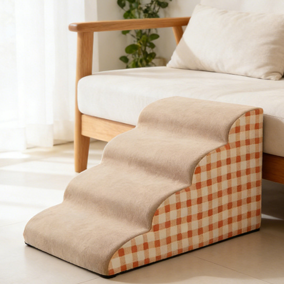 Pet Stairs Climbing Ladder Soft Dog Steps for Beds and Sofas