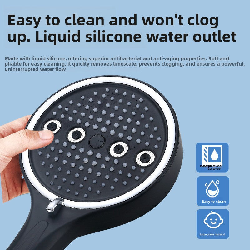 Install a spray booster shower head