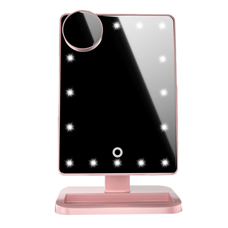 Bluetooth Makeup Mirror with Speaker and LED Light