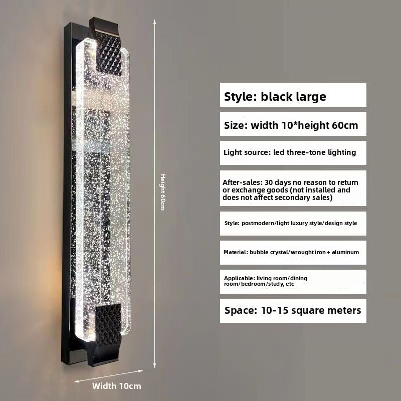 Waterproof Crystal LED Wall Light Indoor Outdoor Use Lamp