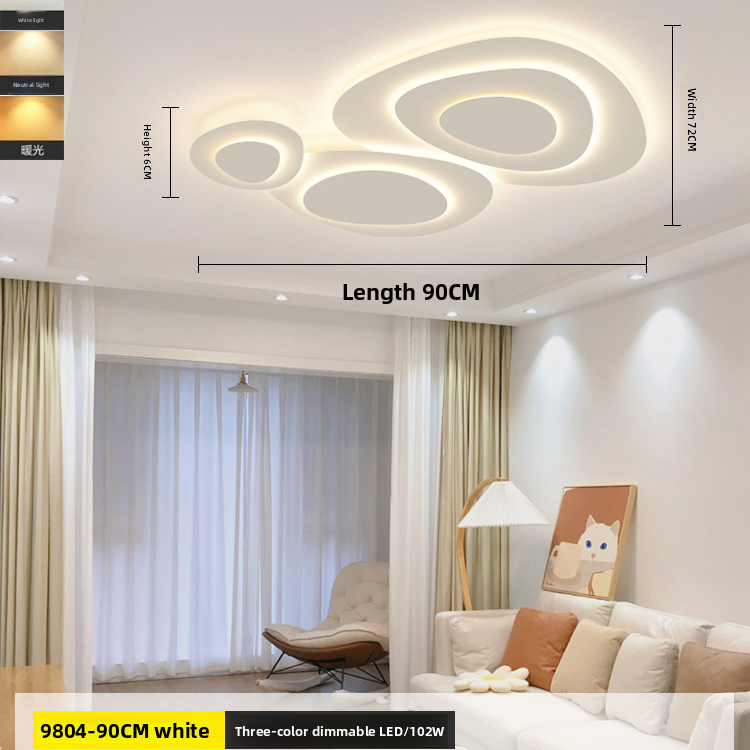 Ultra-Thin Adjustable LED Ceiling Light Lighting Lamp