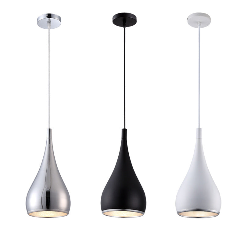 Iron Pendant Lamp Modern Nordic Bedroom Lighting Metal