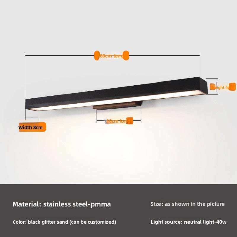 Outdoor LED Wall Light Modern Stainless Steel Waterproof