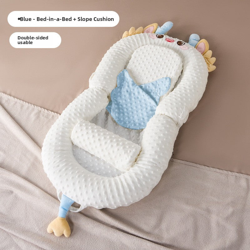 Newborn Anti Roll Sleep Positioner Soothing Baby Bed Support Nest