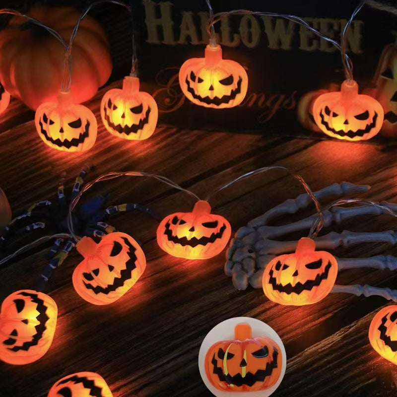 Halloween LED Light String Pumpkin Ghost Outdoor Holiday