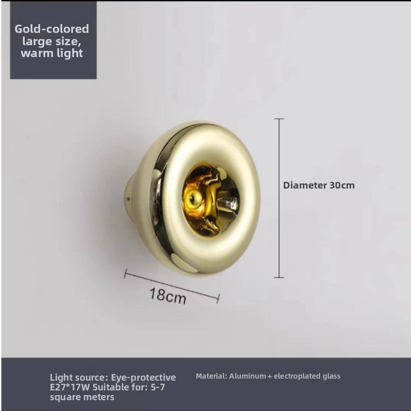 Glass Wall Lamp Modern LED Light Lighting Tempered