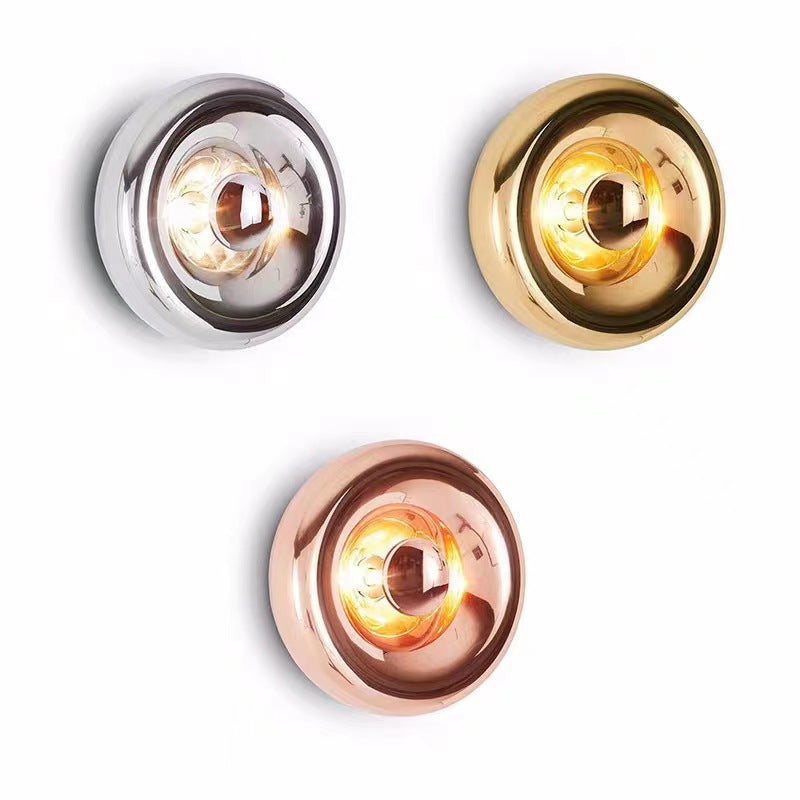 Glass Wall Lamp Modern LED Light Lighting Tempered
