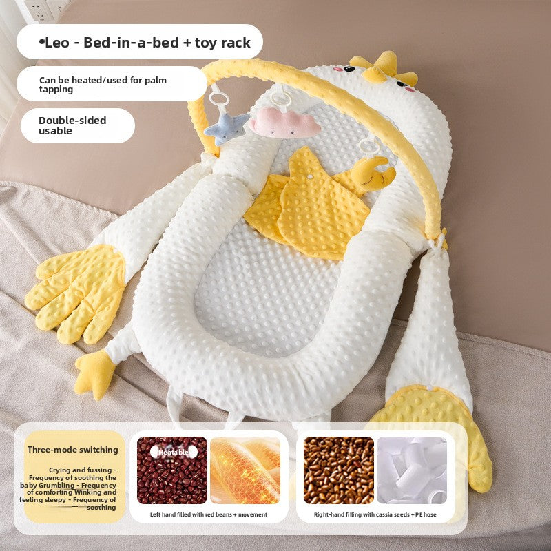 Newborn Anti Roll Sleep Positioner Soothing Baby Bed Support Nest