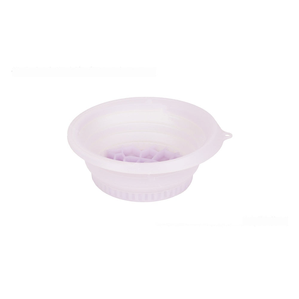 Collapsible Silicone Ice Basin Foldable Wash Bowl for Kitchen