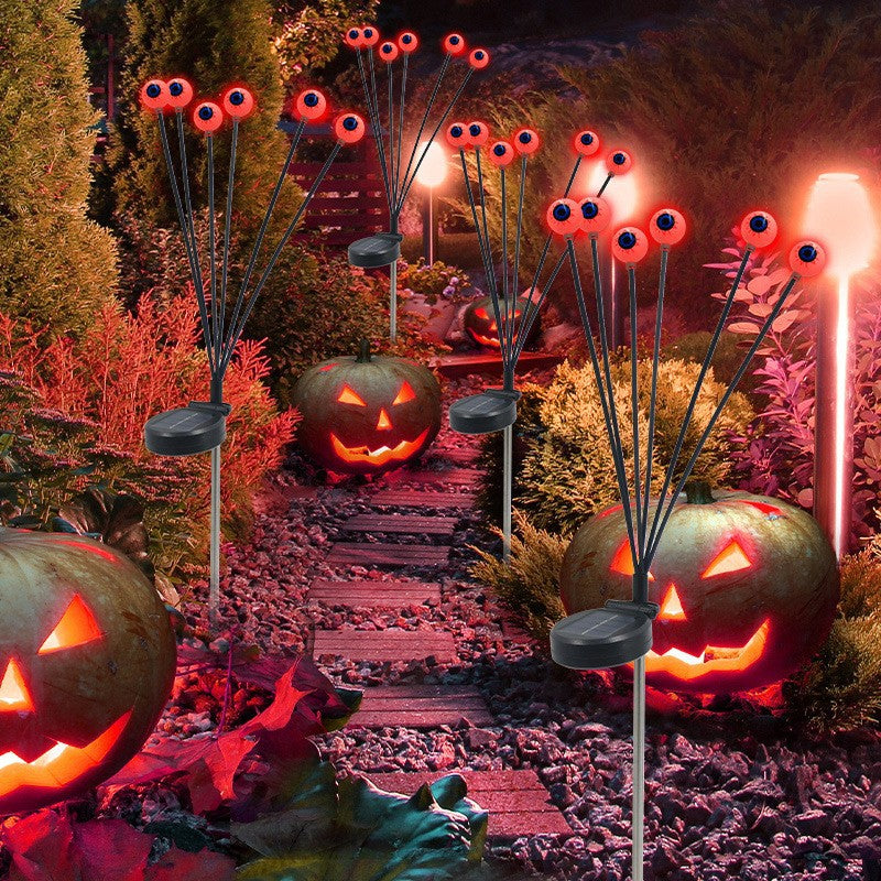 Solar Christmas Lights Outdoor String Lights Waterproof Halloween Decoration for Garden and Patio