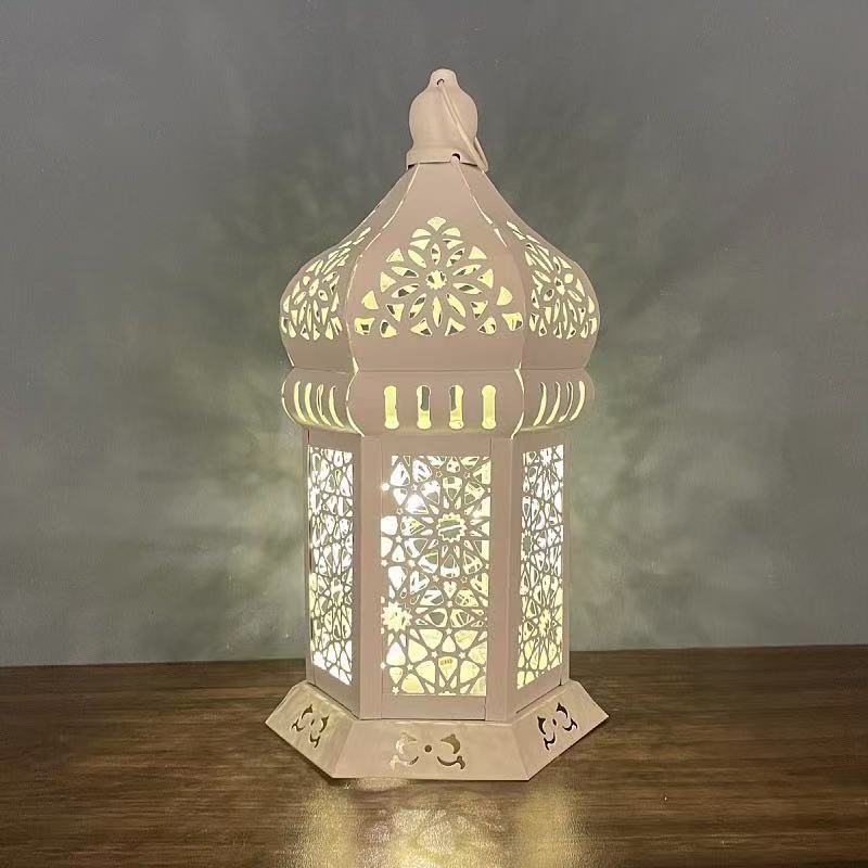 Iron Cut Out Candle Holder Vintage Decorative Lamp Metal